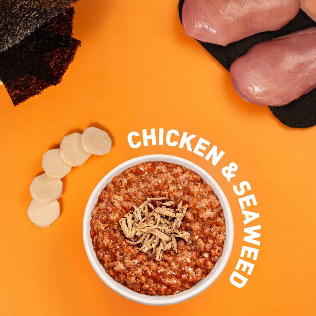 Meow Meals Chicken & Seaweed Cat Food 85g | Homiee & Ginger – MOWGLY ...